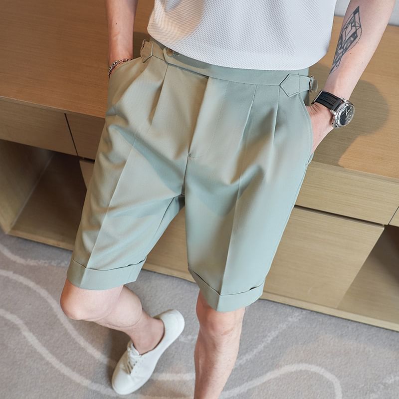 Blueforce - Mid Rise Plain Shorts