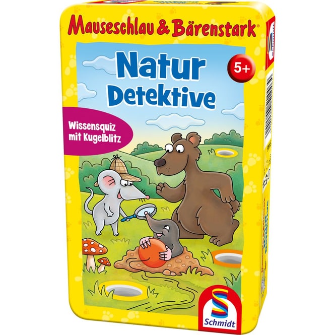 Mauseschlau & Bärenstark - Natur Detektive - Wissensquiz mit Kugelblitz