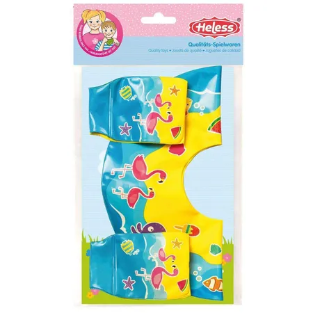 Heless Puppen-Schwimmringset mit Schwimmring und Schwimmflügeln