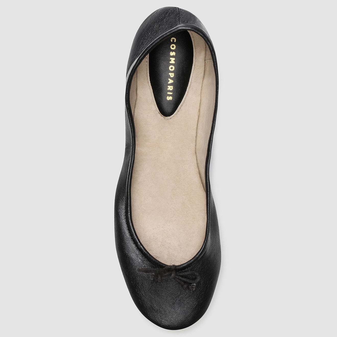 Cosmoparis Ballerines en Cuir Klea noires