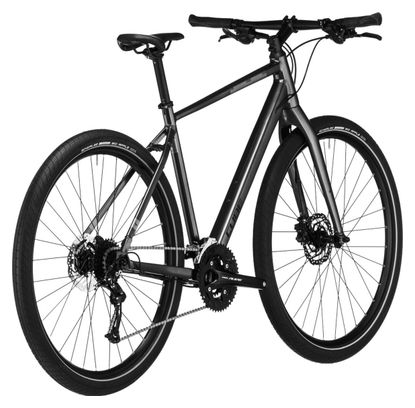 Vélo Fitness Cube Hyde Shimano Alivio/Acera 9V 700 mm Gris Graphite
