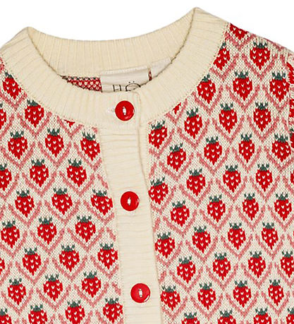Flöss Cardigan - Strick - Zuri - Soft White Berry