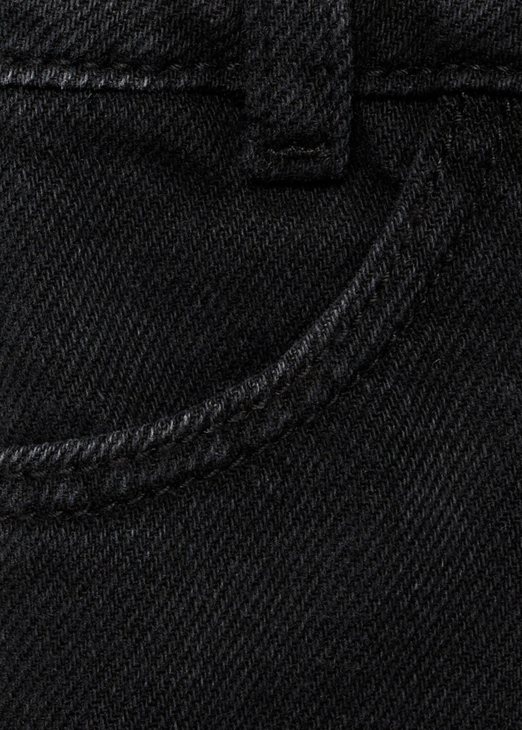 Mango Kids skort black denim