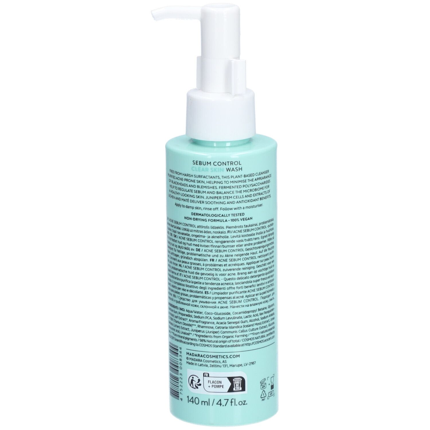 Madara ACNE Sebum Control Wash 140ml