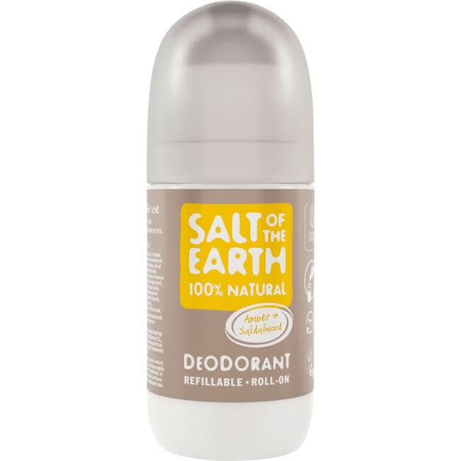 Salt of the Earth Amber & Sandalwood Natural Deodorant Roll On 75 ML