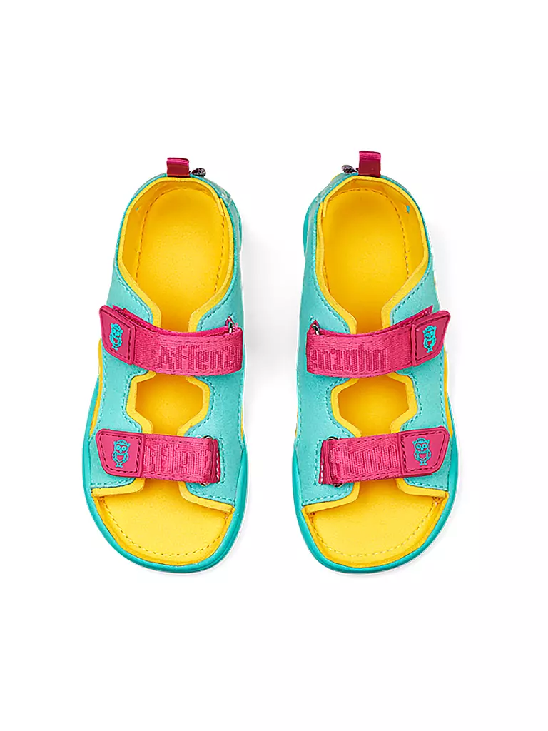 AFFENZAHN Kinder Sandalen AIRY Eule türkis