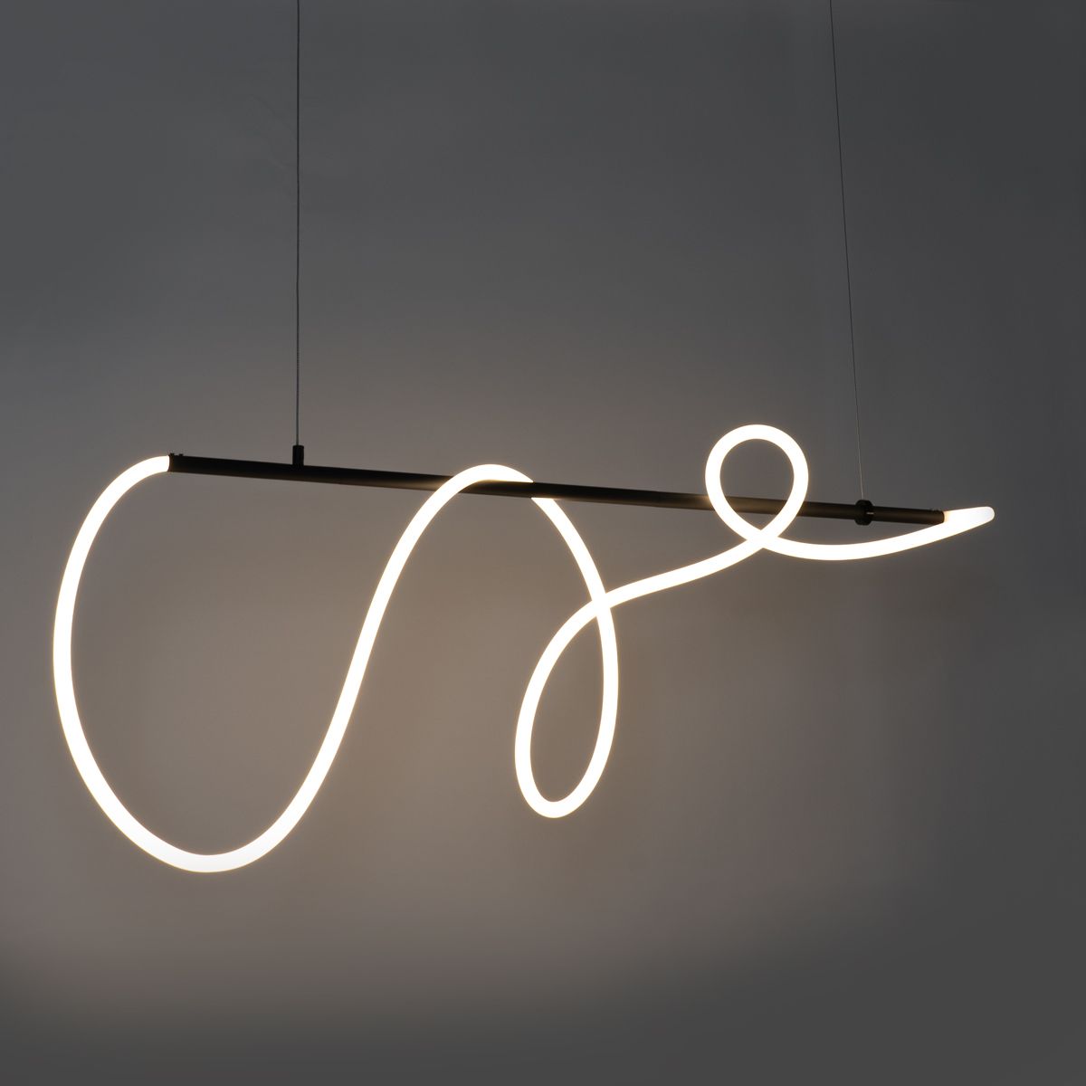 Design hanglamp zwart incl. LED 3-staps dimbaar - Danisha