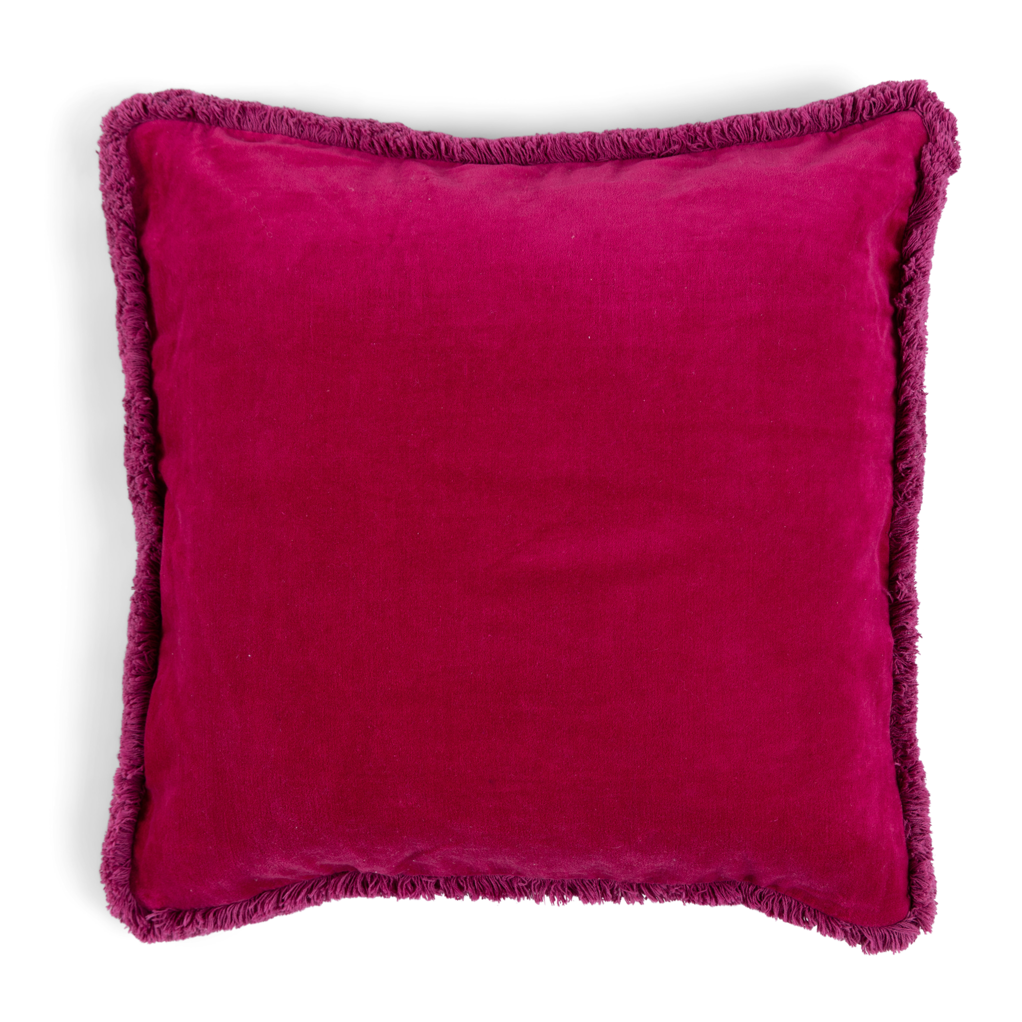 Sierkussen Velvet 45x45 cm burgundy