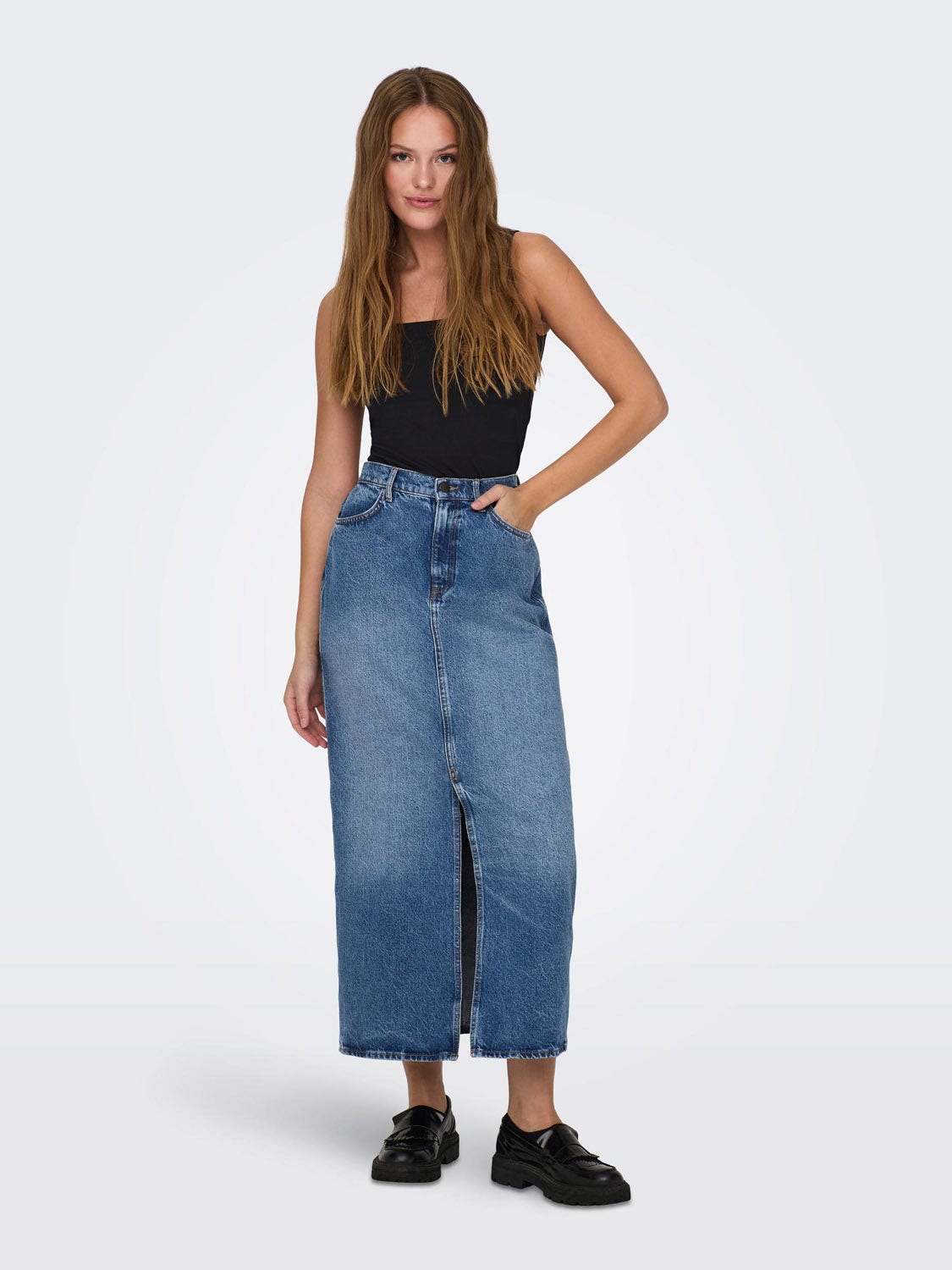ONLY  Cilla Slit Skirt