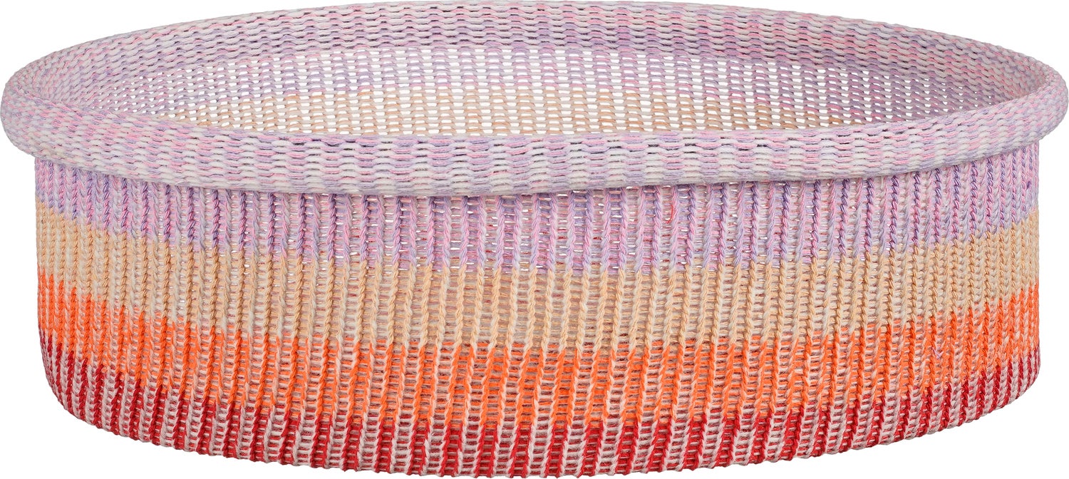 Mica Decorations opbergmand Danfield paars / oranje D 42 H 12 cm