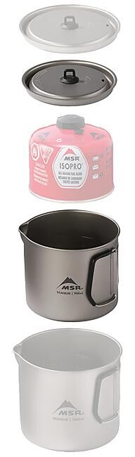 MSR - BOUILLOIRE TITANE 950 ML