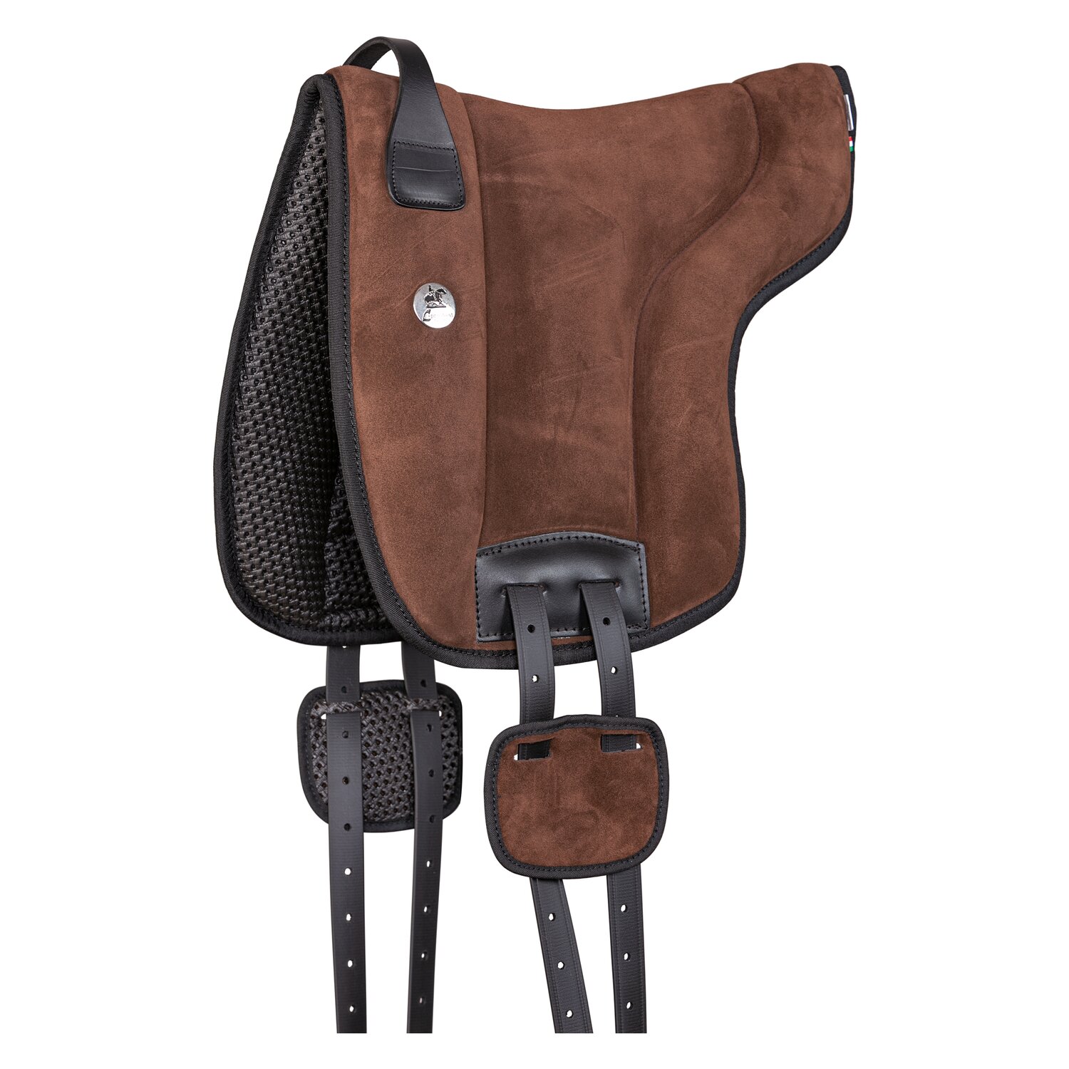 L-pro West Bareback-Pad Wildleder  - chocolate