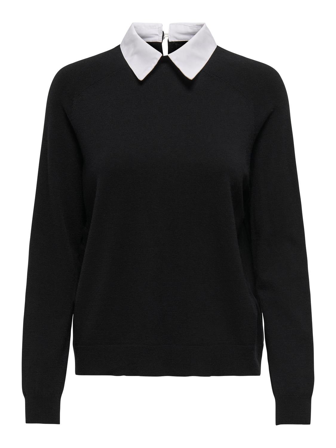 ONLANGIE Strickpullover Black