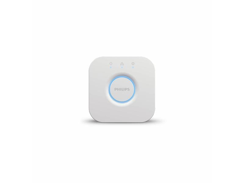 Philips Hue Bridge weiss Brücke zwischen der App und den Lampen