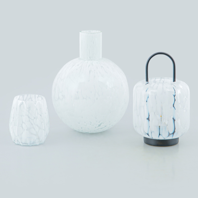 Vase transparent 'Léonce'