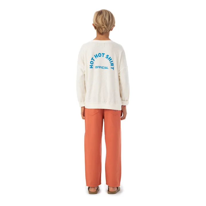 Piupiuchick Pantalon Unisexe Coton Bio | Terracotta