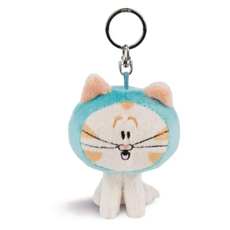 NICI Pat der Hund Katze Hoodie Schlüsselanhänger, 9 cm