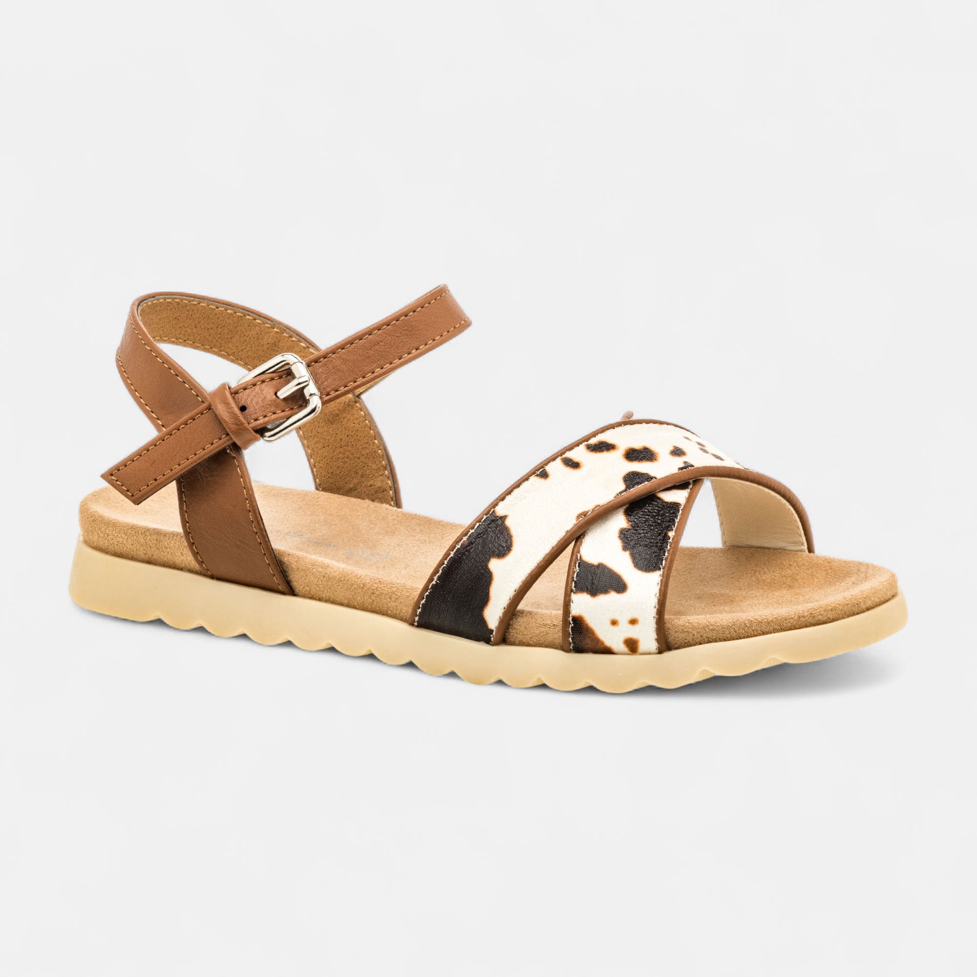 Sandales Fille cognac