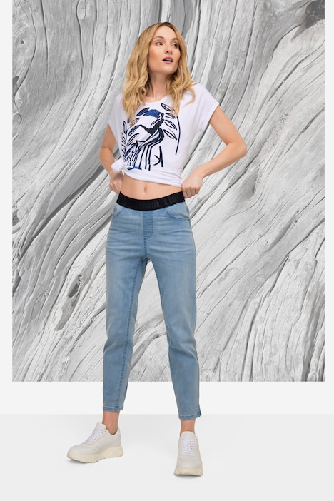 Jeans Julia, Elastikbund, 4 Pocket
