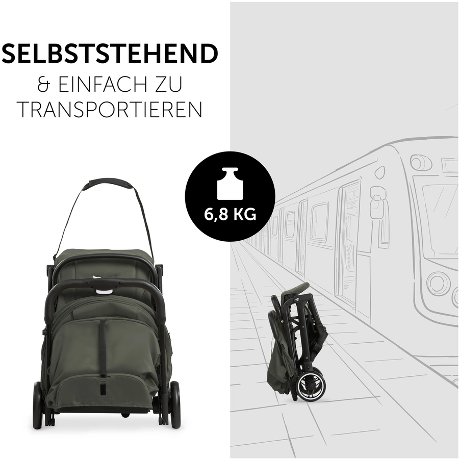 hauck Buggy Travel N Care Dark Olive