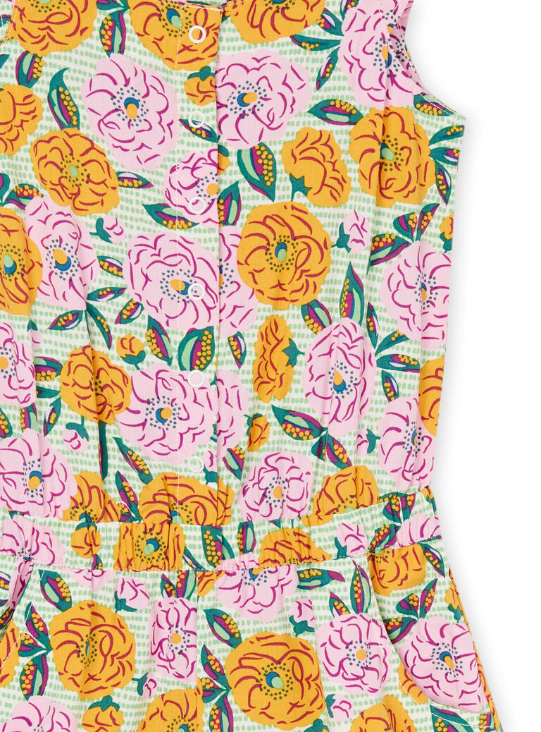 Combishort multicolore à imprimé fleuri