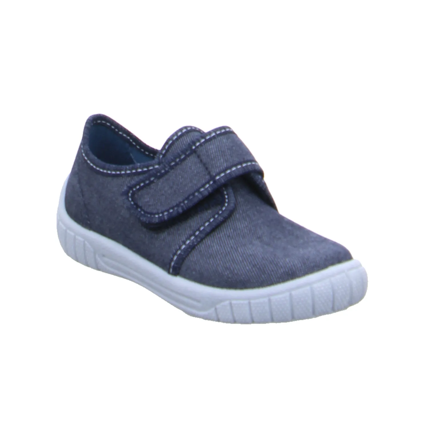 SUPERFIT Kinder-Hausschuh Jeansblau Textil  Unisex