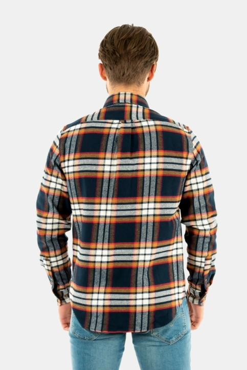 chemise timberland heavy flannel b68 dark sapphire yd