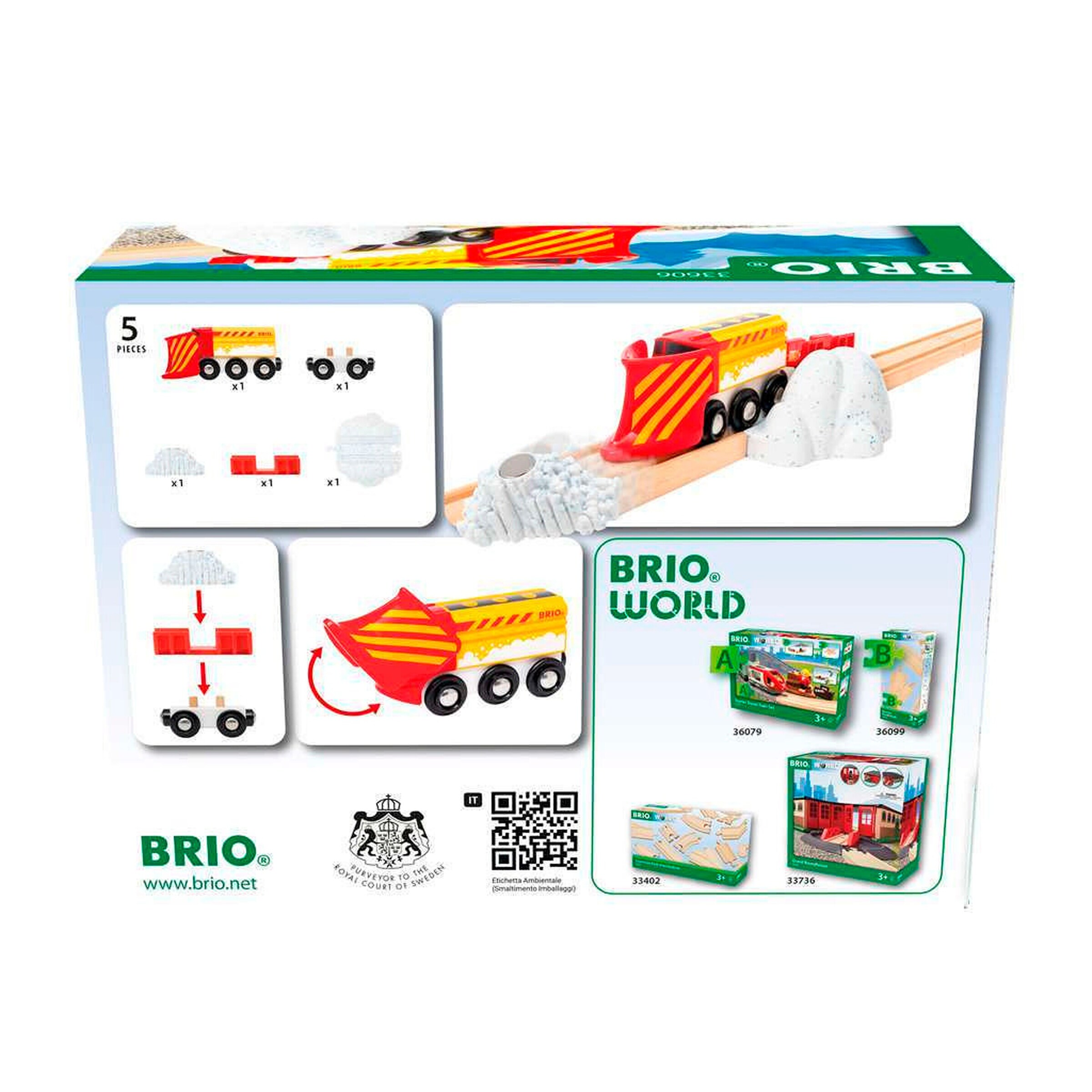 BRIO Schneeräumzug