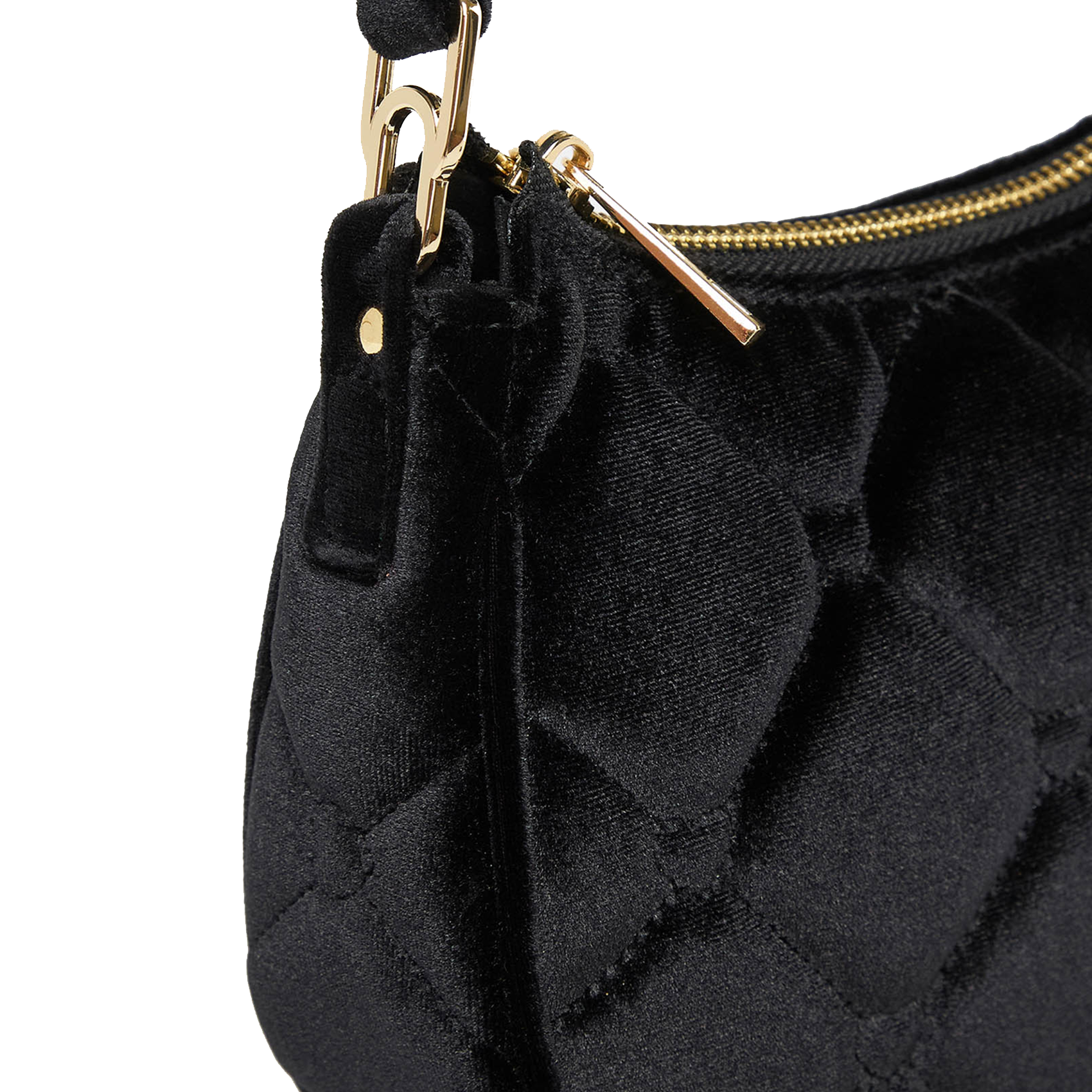 SILVA - Sac en velours | Noir