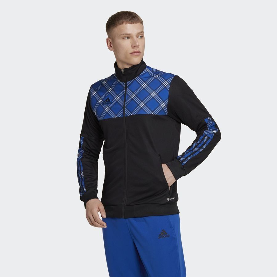 adidas Veste Tiro - Noir/Bleu