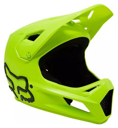 Casque Integral Enfant Fox Rampage Jaune Fluo
