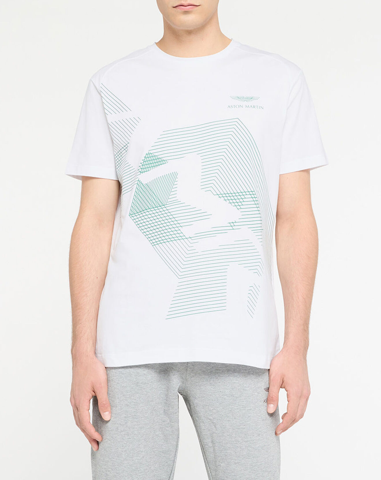 Hackett London T-Shirt Design Aston Martin Racing blanc