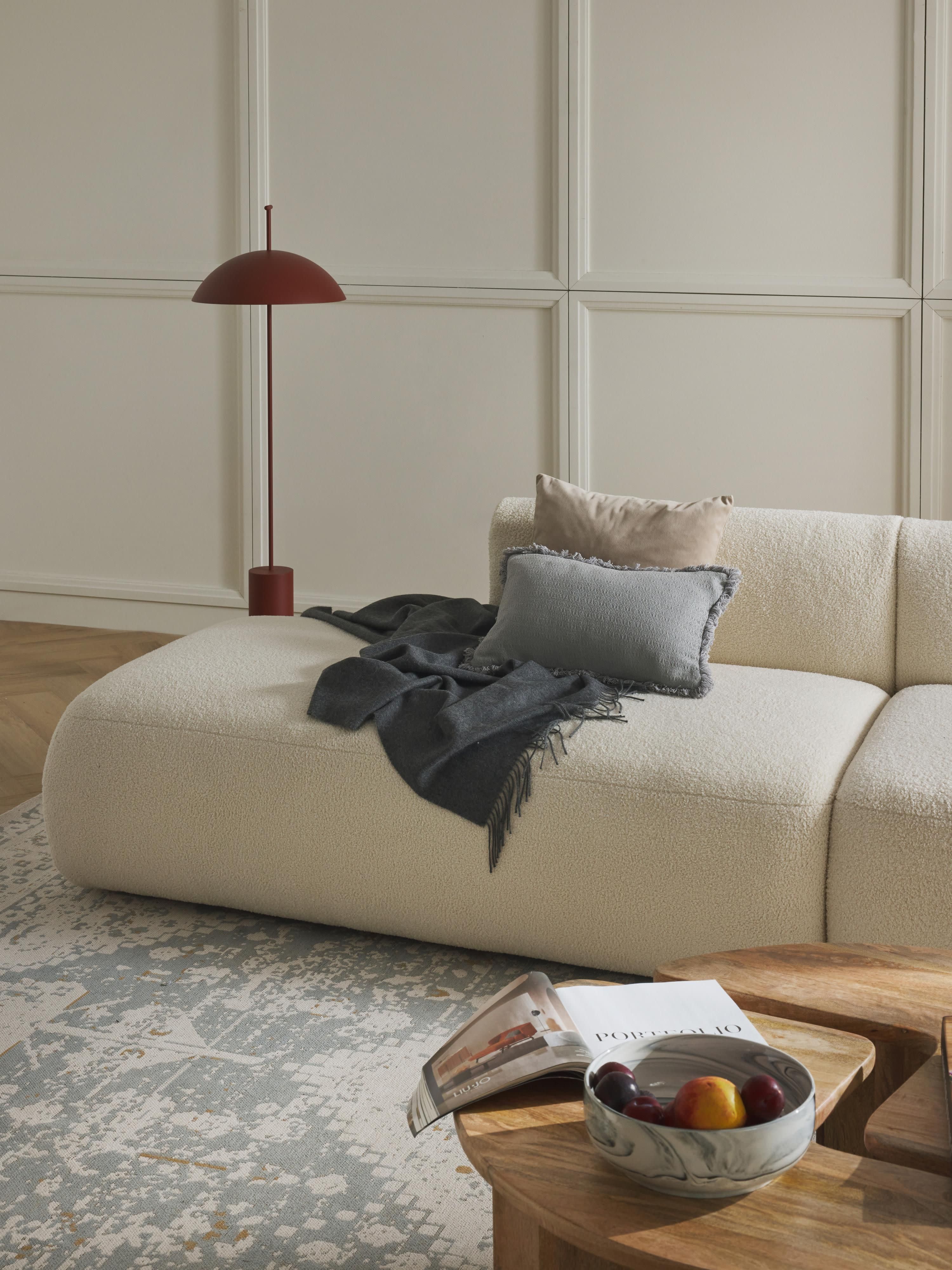 Modulaire teddy chaise longue Sofia