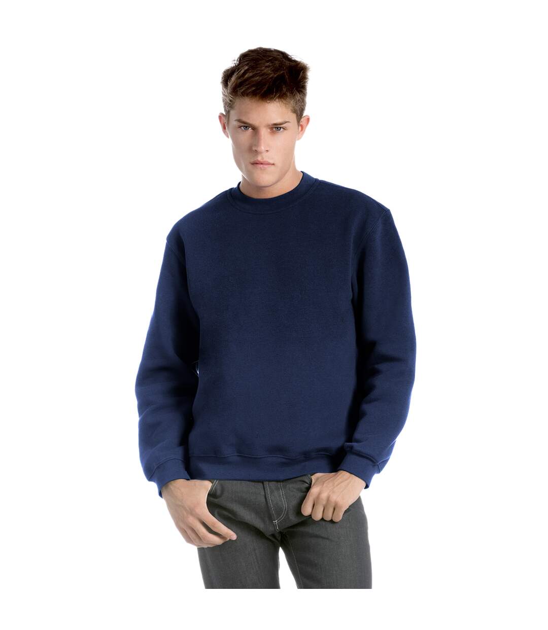 B&C - Sweatshirt à col rond - Homme (Bleu marine) - UTBC2013