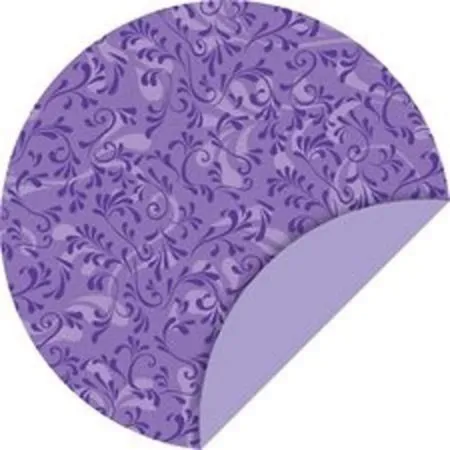 Heyda Faltblätter Origami rund 10cm, Roma violett