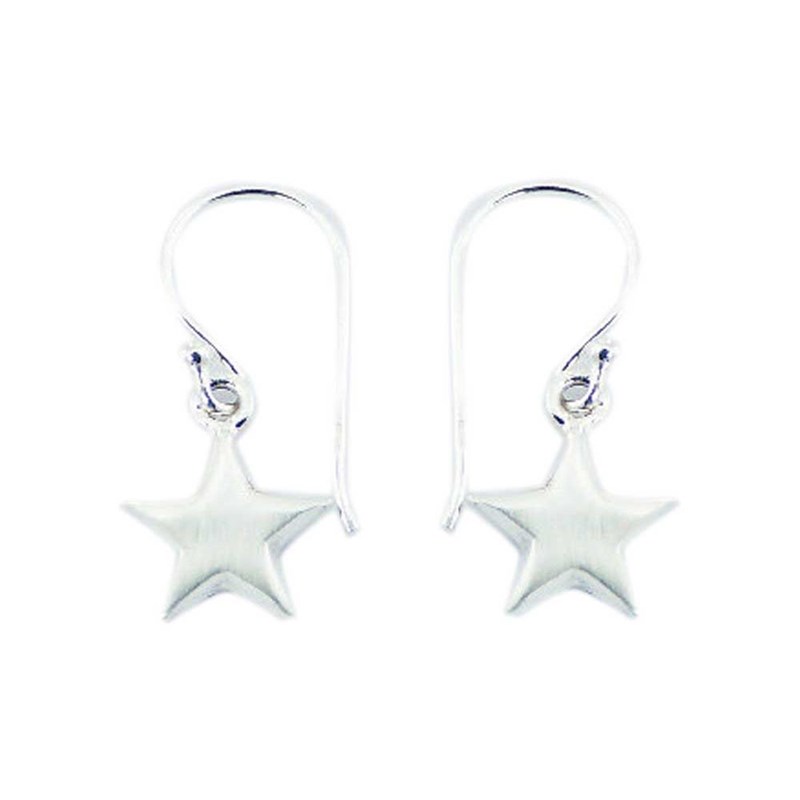 Boucles d'oreilles étoiles en argent