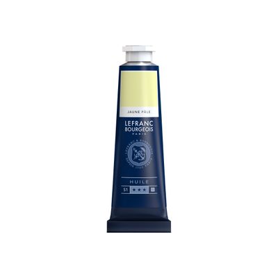 Lefranc Bourgeois - Peinture à l'huile - jaune pâle - 40 ml