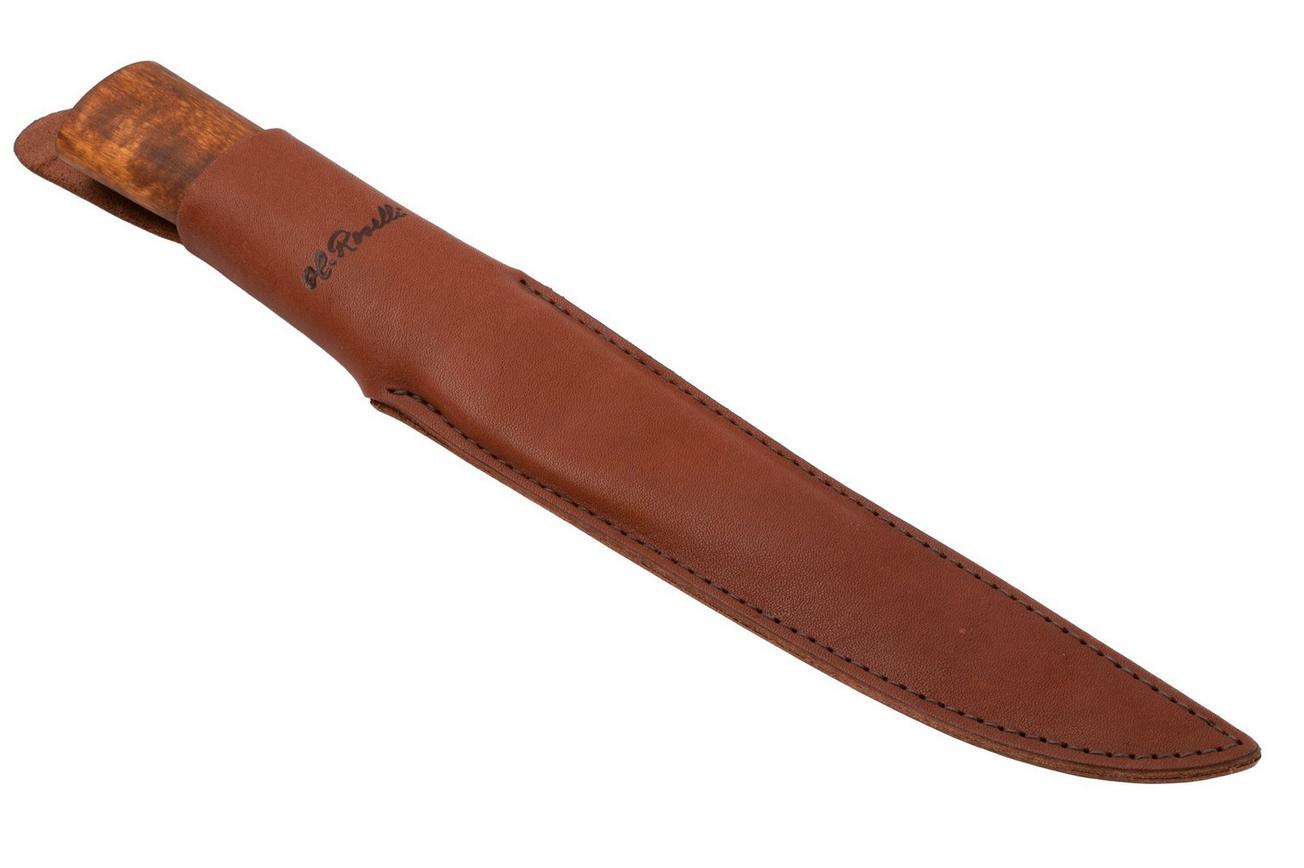 Roselli Big Fish Knife RW255 UHC, Stained Curly Birch, fileermes, 21 cm
