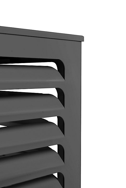 Cache-climatiseur Horizon anthracite 90 x 70 cm