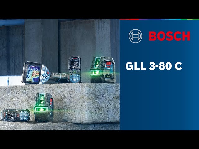 Bosch GLL 3-80 C 12V Li-Ion accu Lijnlaser (4x 1,5-V-LR6 (AA))