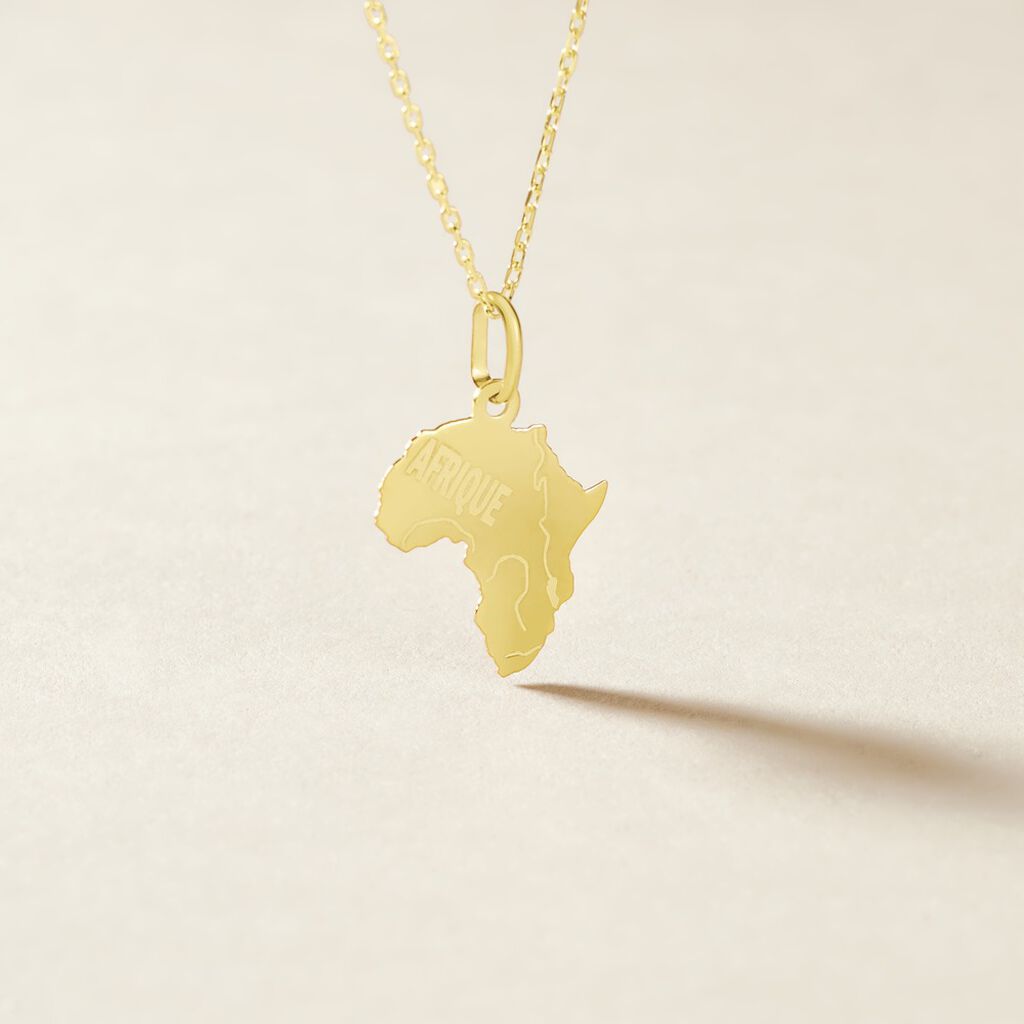 Pendentif Gaietana Afrique Or Jaune