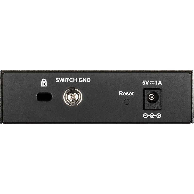 D-Link DGS-1100-05V2/E commutateur réseau Géré L2 Gigabit Ethernet (10/100/1000) Noir