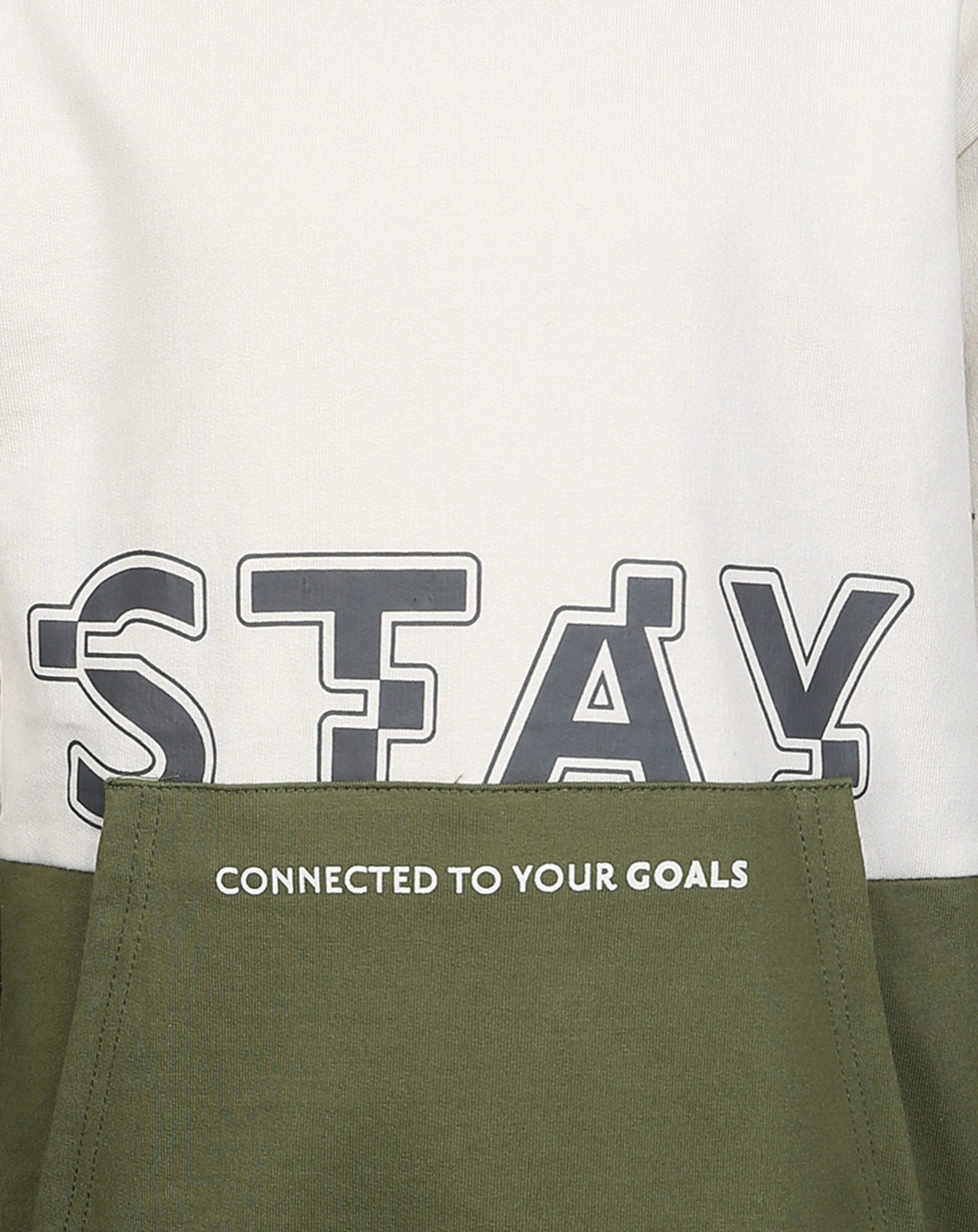 Kapuzensweatshirt STAY CONNCTED in jungle