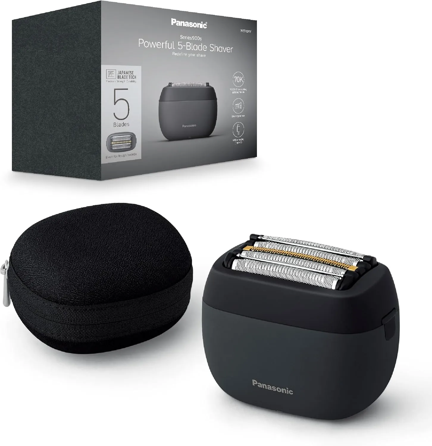 Panasonic ES-PV3B-K803 Premium-Kompaktrasierer der Serie 900s