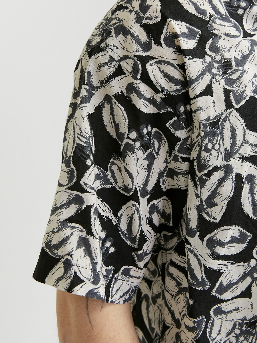 JACK & JONES<br>Camisa de algodão estampada