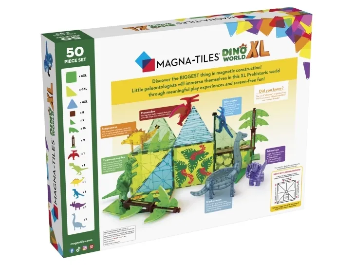Magna-Tiles Dino World XL 50 pcs set