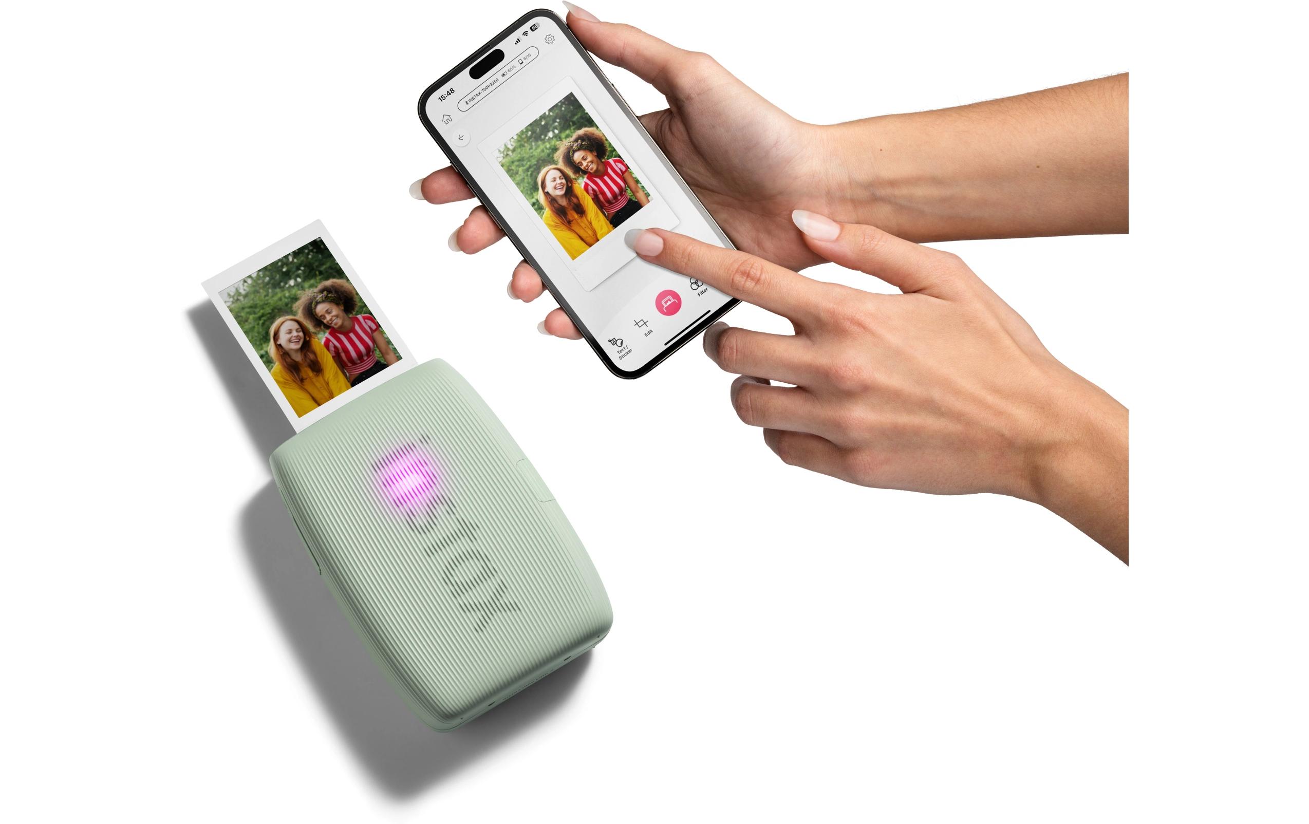 Mobiler Drucker mini Link 3 Grün<br>Smartphone-Drucker