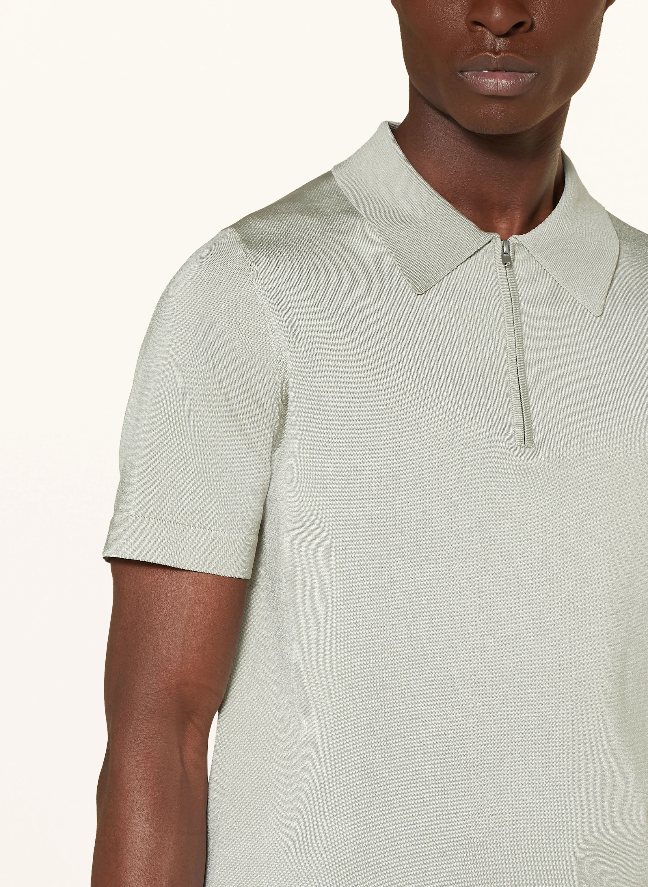 SANDRO Strick-Poloshirt