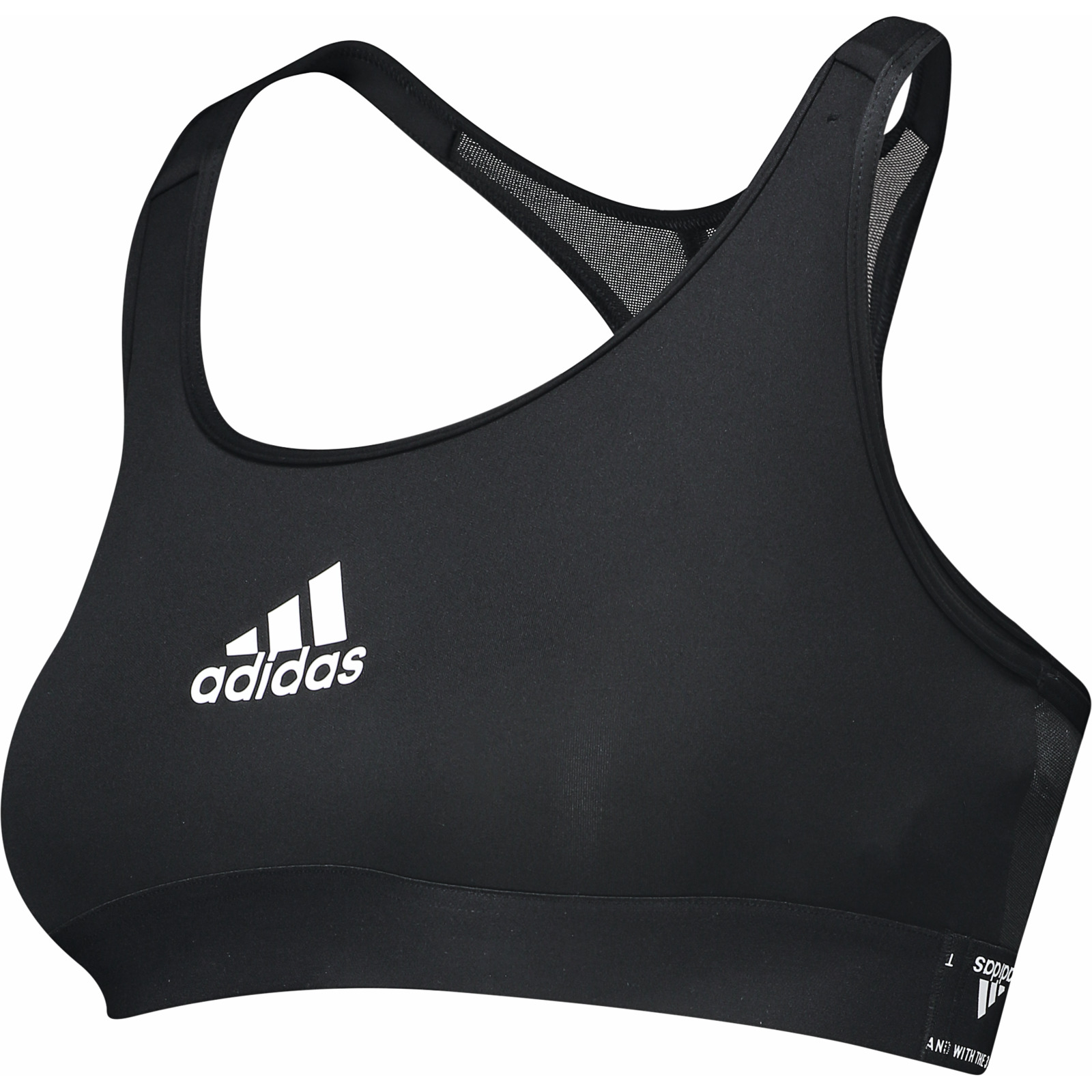 Adidas Damen-Bustier PWR MS Bra L, schwarz