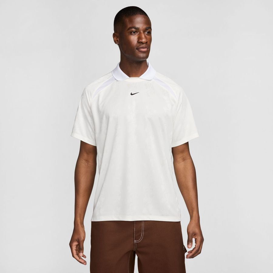 Nike T-Shirt Dri-FIT Culture of Football - Blanc Cassé/Noir
